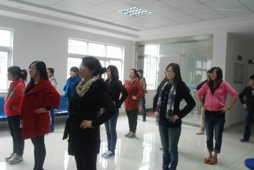 我司将每天进行员工操练习