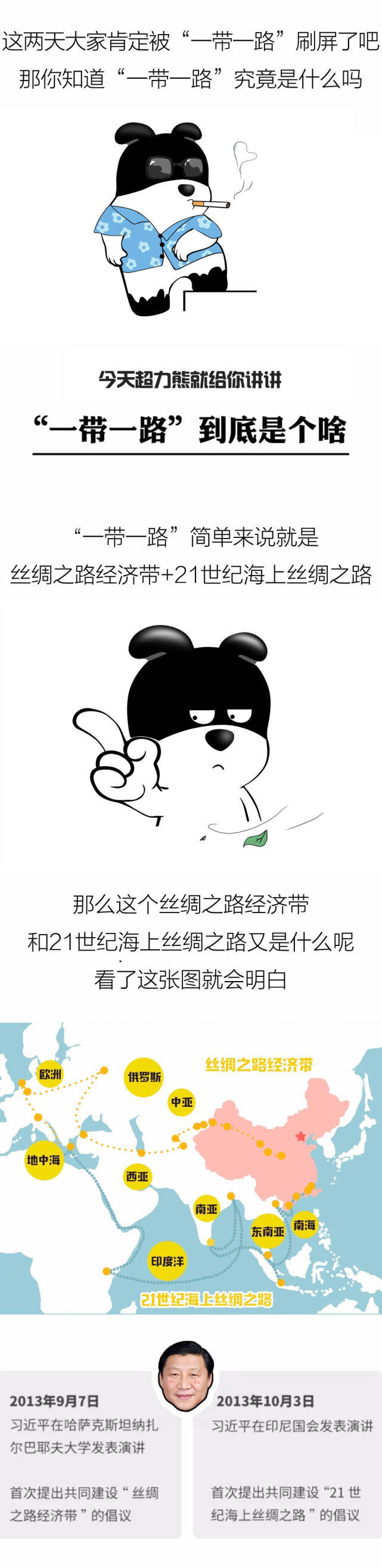 三分钟看懂刷爆朋友圈的“一带一路”是神马？